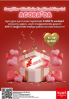 Sevgililer Günü'nün En Güzel Sürprizi Agora'da